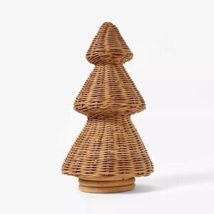 Large Rattan Basket Weave Christmas Tree - Threshold Studio McGee, Target